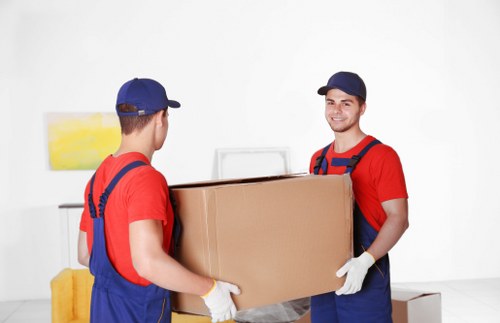 Secure document storage boxes arranged for local Enfieldhighway customers